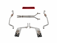 Paquete de escape Fabspeed Performance, negro satinado, SIN reprogramación de la centralita. Porsche 970 Panamera Turbo / Turbo S (2010-2016) - 97004420015 - FS.POR.970T.SC, FS.POR.970T.XP, FB582/20, FS.POR.970T.MAXB